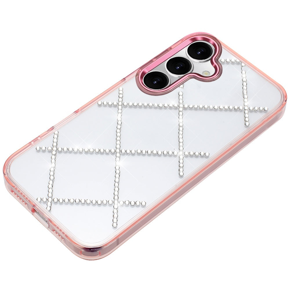 For Samsung Galaxy S26+ / S26 Plus Gem Glitter Diamond Bling Clear Hybrid TPU Cover, Colorful Shockproof Protective Back, Slim Fit for Women Girls Case Cover