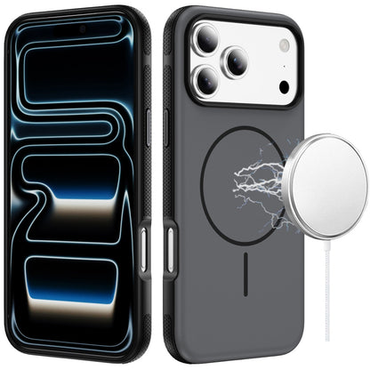 Phone Case for Apple iPhone 17 Pro Max (6.9") Super Magnetic Matte Hybrid Shockproof Thick Protective Durable Grip Anti Scratch Premium Edge Slim Fit Cover