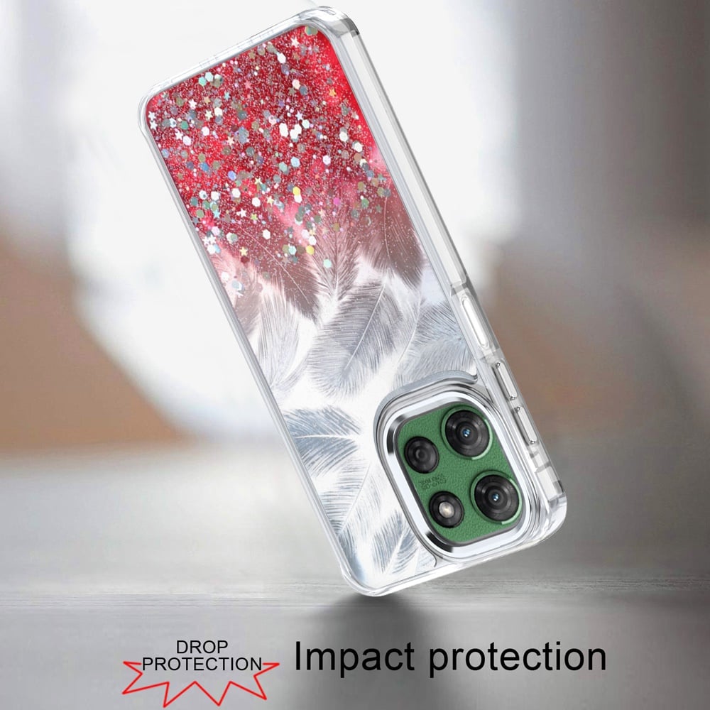 For Motorola Moto G Power 5G 2026 /2025 Fashion Epoxy Glitter Shimmer Design, Hybrid Shockproof TPU, Stylish Sparkle Slim TPU Protective Case Cover