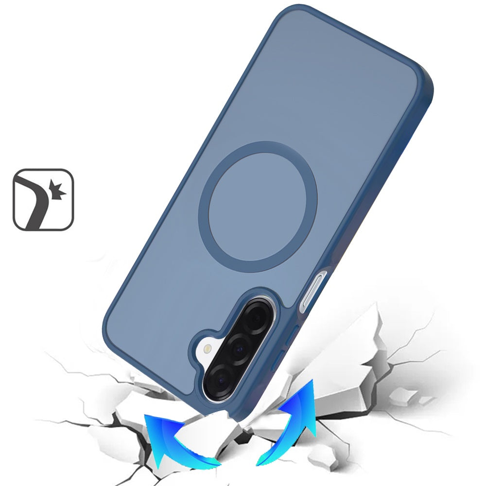 For Samsung Galaxy A17 5G MagSafe Compatible Case Hybrid Soft TPU Bumper Hard Translucent Matte Back Slim Shockproof Case Cover