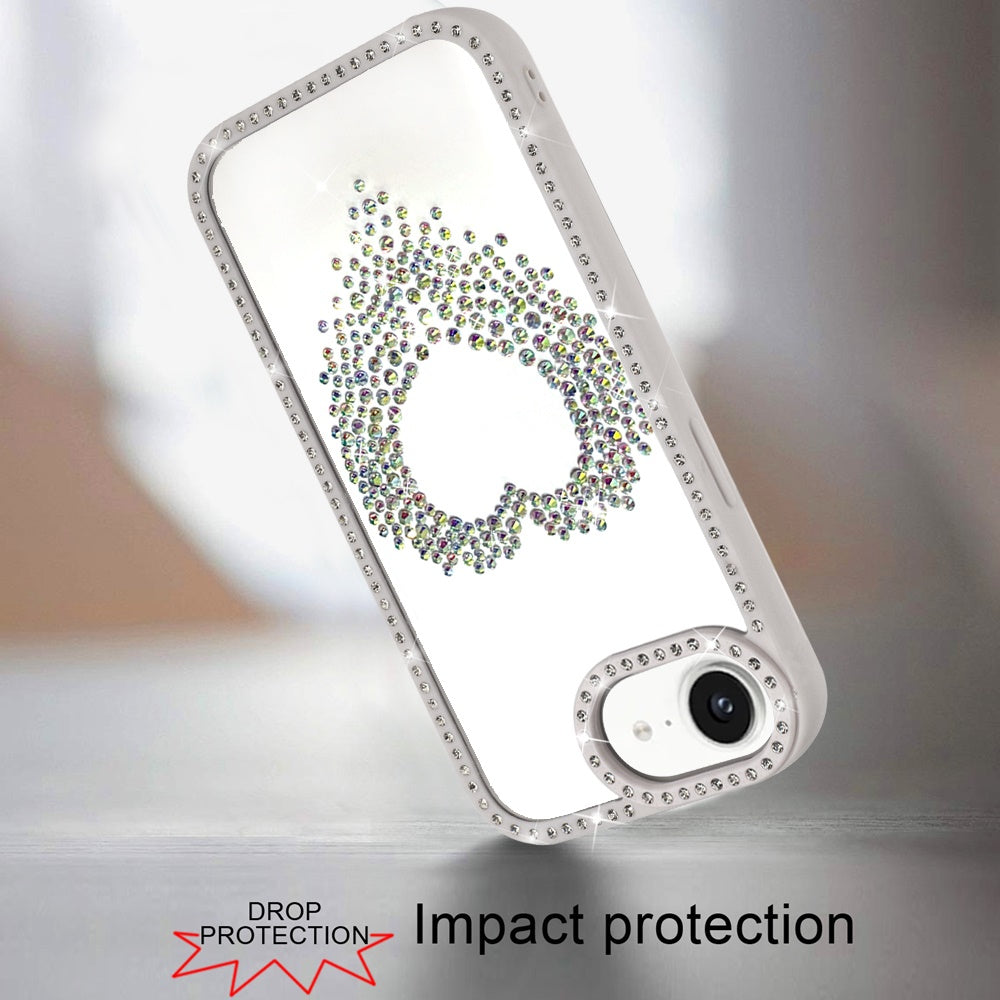 For Samsung Galaxy S26 Ultra Angel Hearts Glitter Shimmer Diamond Edge Hybrid Drop Protection Shockproof Design Compatible Case Cover