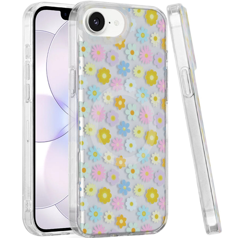 Phone Case for Apple iPhone 17E /16E Stylish Design Shockproof Magnetic TPU IMD Print Rugged Grip Drop Protection Slim Fit Fashion Cover