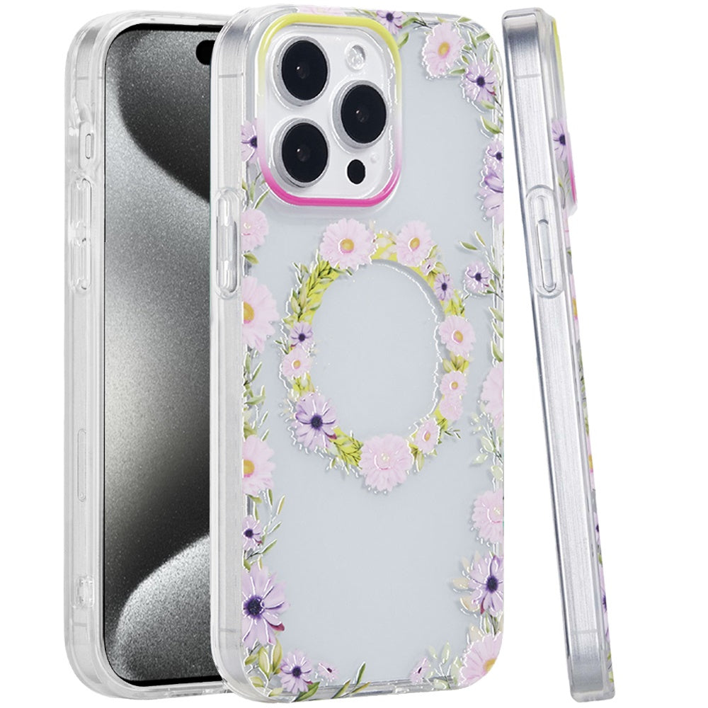 For Apple iPhone 16 Pro Max Durable Fashion IMD Printed Design TPU Slim Shockproof Protective Case with Stylish Pattern Case Cover