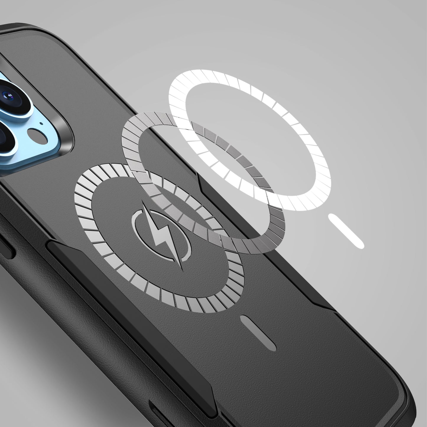 For Samsung Galaxy S25 /S24 Heavy Duty Rugged & Dual-Layer Protection and Magnetic Circle Compatible with Magsafe Shockproof Case Cover