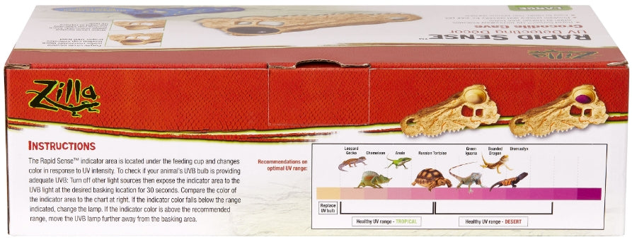 Zilla Rapid Sense Decor Crocodile Skull [Reptile Supplies] Large - 1 count
