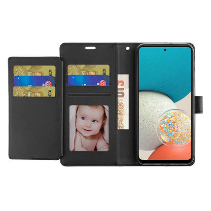 For Apple iPhone 16 Pro Max (6.9") Premium Leather Wallet with Credit Card ID Slots Cash Holder Duo Flip Pouch Stand and Strap Case Cover