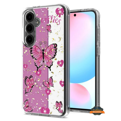 For Samsung Galaxy A36 Hybrid Fashion Stylish Trendy Picture Design Hard Back PC Shockproof TPU Slim Protective Case Cover