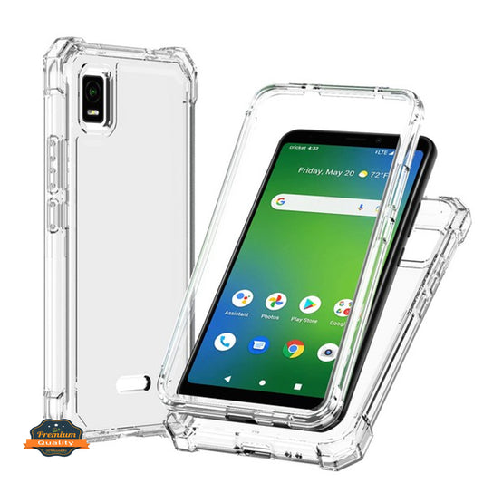 For Samsung Galaxy Xcover 6, Samsung Galaxy Xcover 6 Pro Full-Body Dual Layer Hybrid Case Slim, Drop-Proof TPU Hard PC, Durable Corner Front Bumper Protector Case Cover Clear Transparent