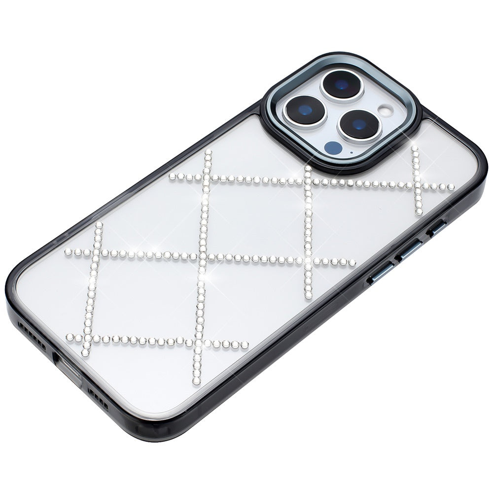 For Samsung Galaxy S24 Ultra Gem Glitter Diamond Bling Clear Hybrid TPU Cover, Colorful Shockproof Protective Back, Slim Fit for Women Girls Case Cover