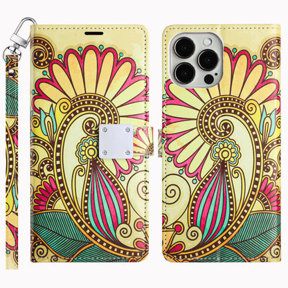 For Samsung Galaxy S24+ Plus Wallet Card Holder Magnetic Closure Shock Protection Lanyard Strap Secure Storage Design Case Cover ZigZag