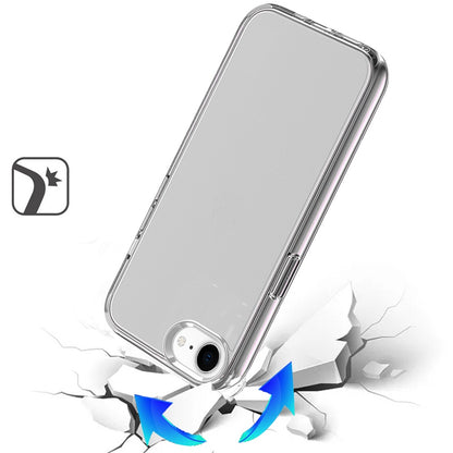 Transparent Shock Absorption PC + TPU Rubber Gel Thick 3mm Hybrid Silicone Slim Fit Back