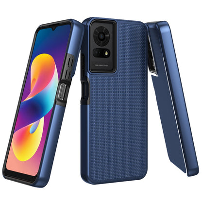 For AT&T Motivate Pro 5G Dual Layer Heavy-Duty Hybrid Rugged Case Rugged Texturized TPU & PC Shockproof Silicone Military Grade Case Cover