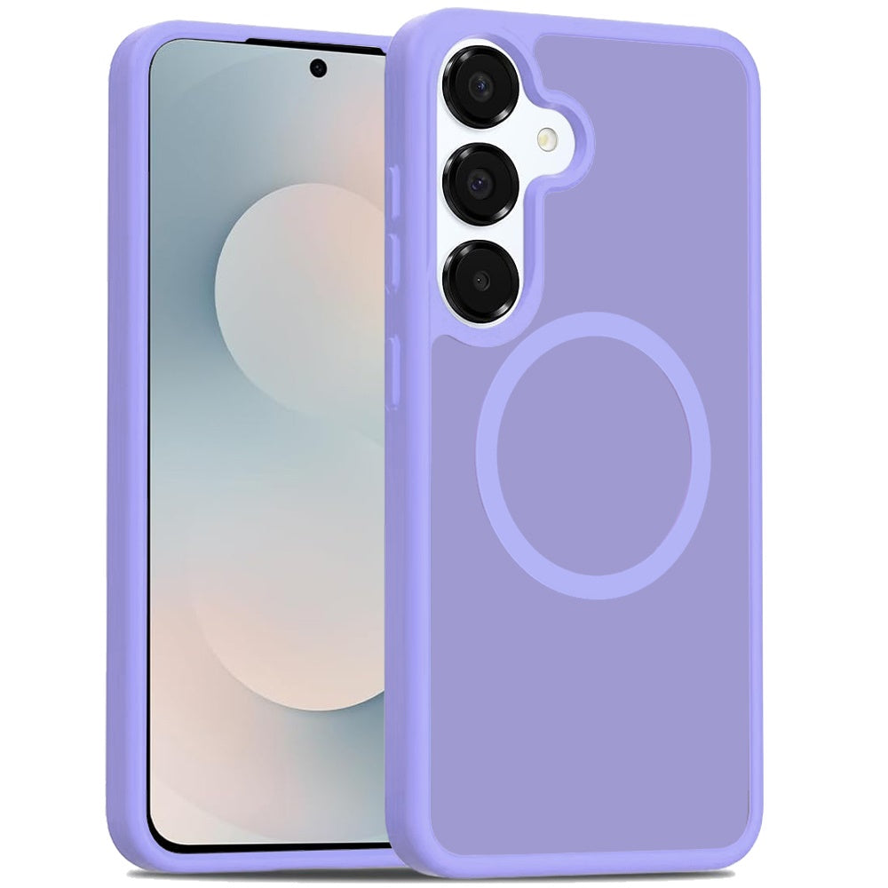 For Samsung Galaxy S25 Fan Edition /Galaxy S25 FE MagSafe Compatible Case Hybrid Soft TPU Bumper Hard Translucent Matte Back Slim Shockproof Case Cover