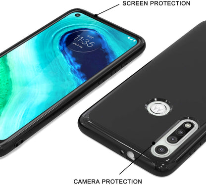 For Samsung Galaxy S25+ S25 Plus /S24+ Slim Thin TPU Gel Rubber Protective Case Soft Skin Flexible Candy Gummy Protective Hybrid Case Cover Black