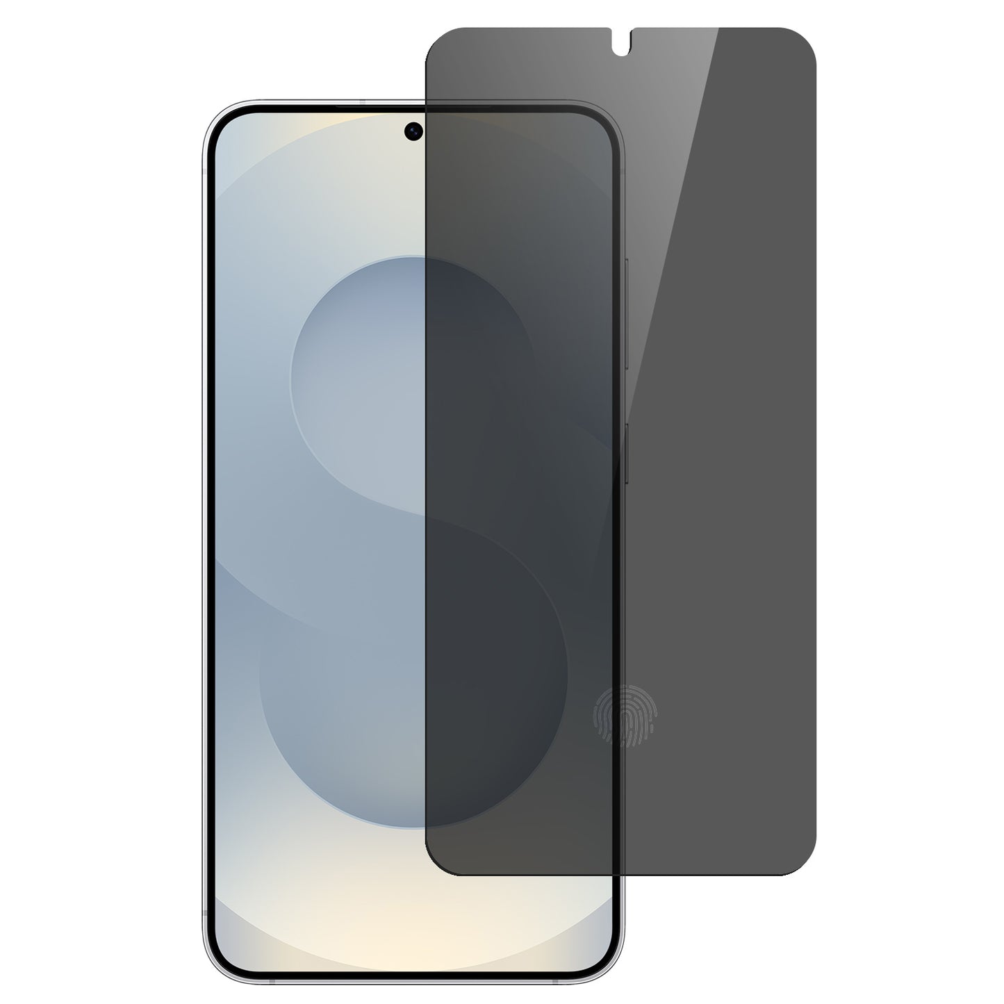 For Samsung Galaxy S25 EDGE Privacy Screen Protector, Anti Spy Anti Peeping Tempered Glass Full Protective Film, 9H, Anti Scratch, Easy Install Protector Black