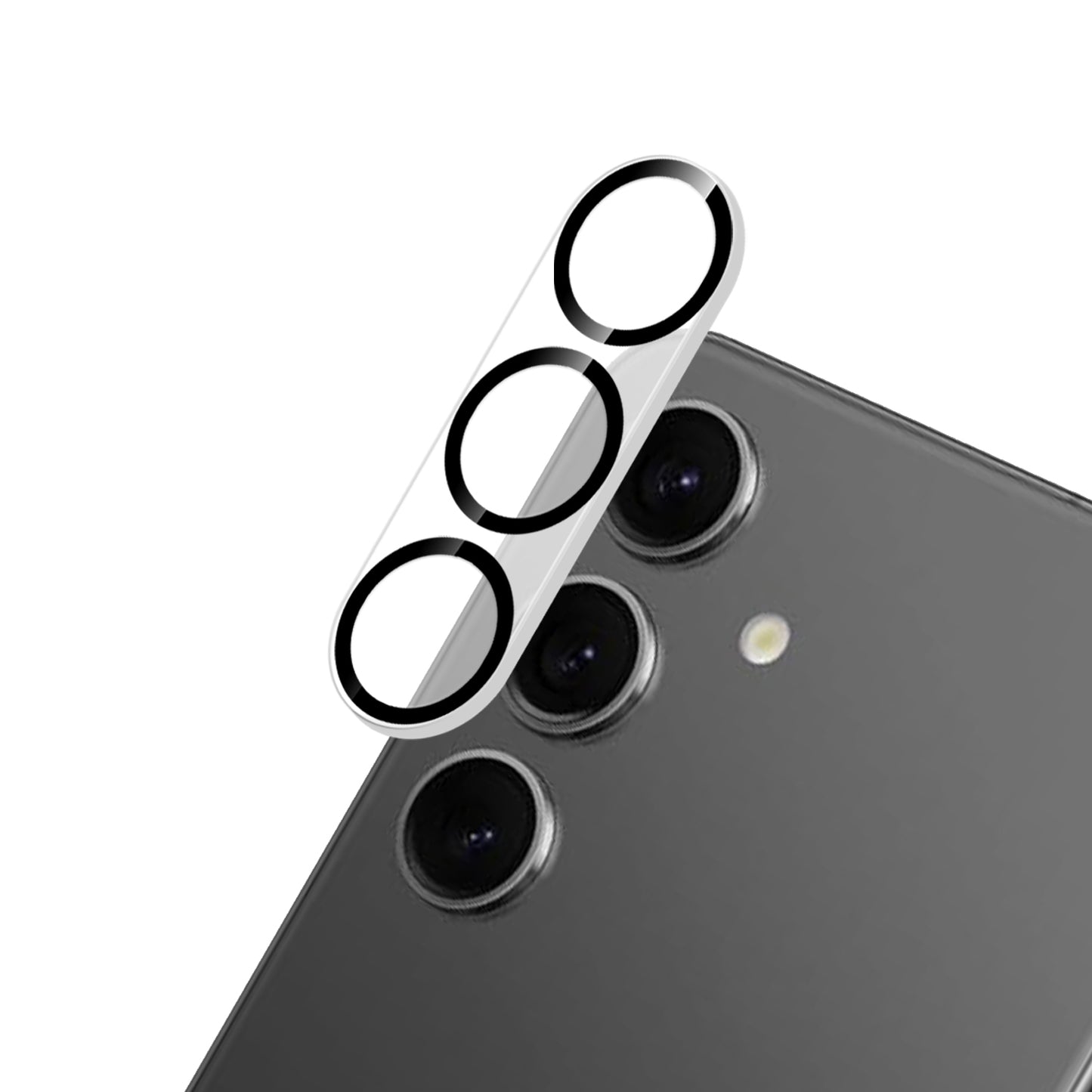 For Samsung Galaxy S26 Camera Lens Protector HD Clear 2.5D Tempered Glass with Black Edge, Case-Friendly, Ultra-Thin, Easy to Install Protector Clear Black