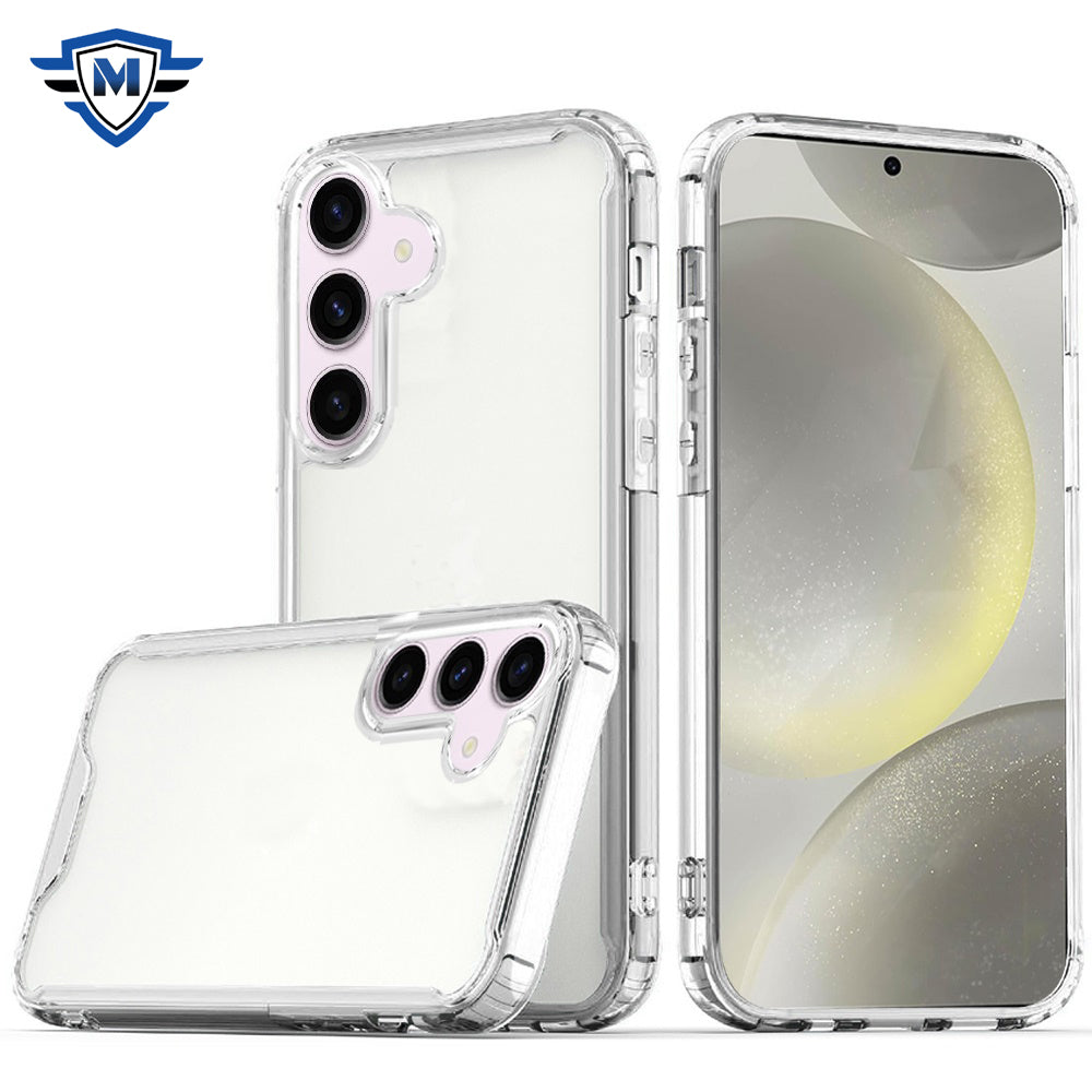 For Samsung Galaxy S25 /S24 Premium Hybrid Clear Shockproof Slim Transparent Hard PC & TPU Bumper Frame Shell Case Cover Clear