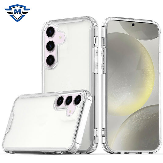 For Samsung Galaxy S25 /S24 Premium Hybrid Clear Shockproof Slim Transparent Hard PC & TPU Bumper Frame Shell Case Cover Clear