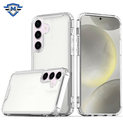 For Samsung Galaxy S25+ /S25 Plus /S24+ Plus Premium Hybrid Clear Shockproof Slim Transparent Hard PC & TPU Bumper Frame Shell Case Cover Clear