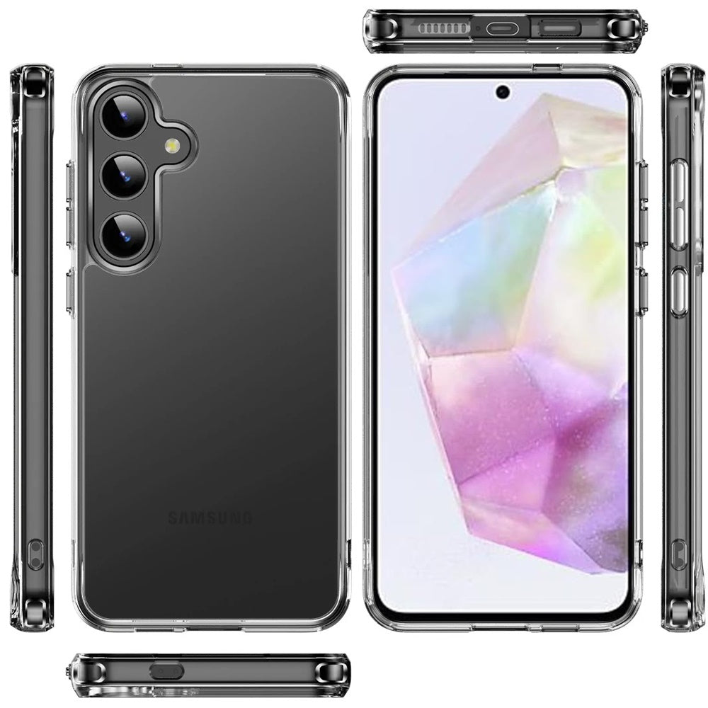 Premium Hybrid HD Crystal Clear Hard PC Back, Thick 2.0mm TPU Frame, Slim Fit