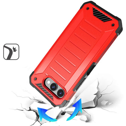 For T-Mobile Revvl 8 Pro Tough Lined Design Hybrid Shockproof Protective Rugged TPU Hard PC with Durable Grip Case Cover
