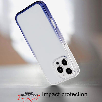 For Apple iPhone 16 (6.1") Premium Gradiant Space Two Tone Hybrid TPU Magnetic [Compatible with Magsafe] Shockproof Protective Case Cover