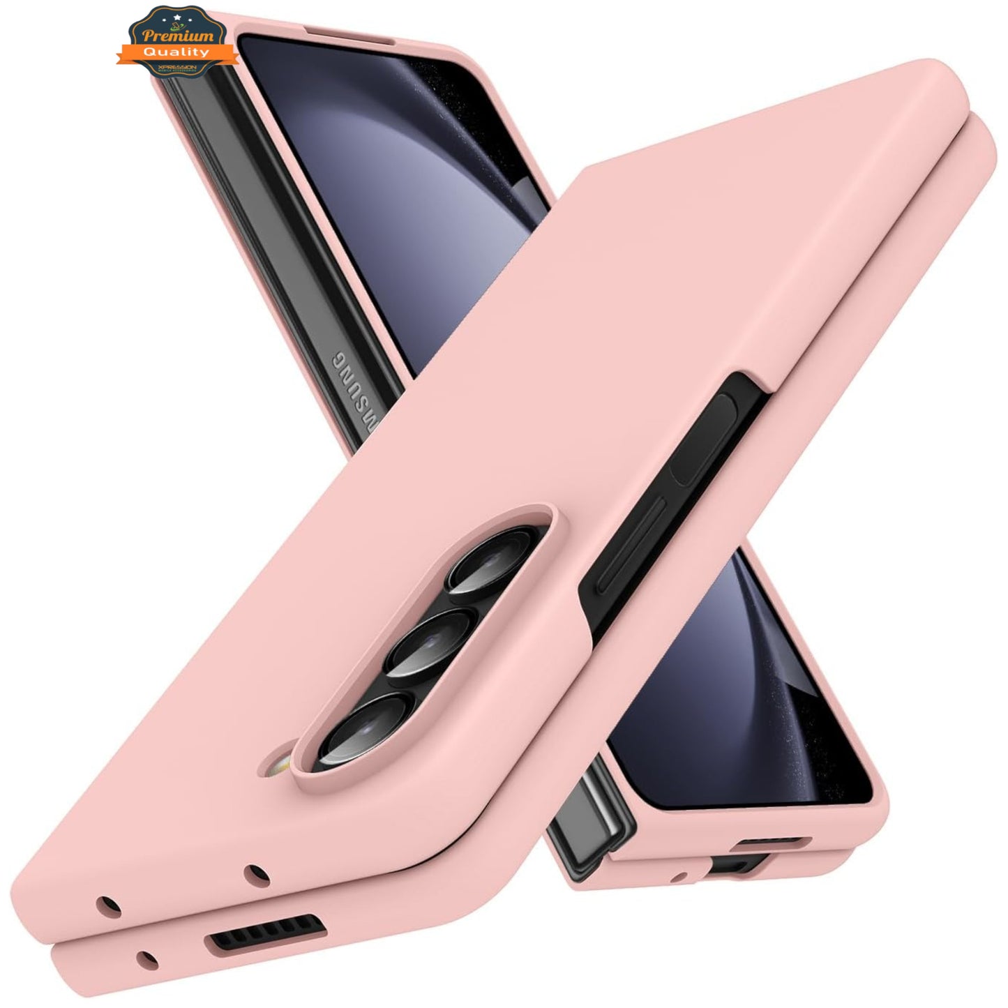 For Samsung Galaxy Z Fold 7 Hybrid Slim Premium Matte Finish TPU Rubber Anti-Slip Grip Full Protection Shockproof Case Cover