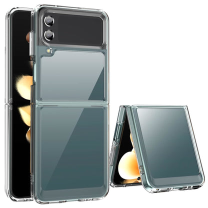 For Samsung Galaxy Z Flip 7 Slim Hybrid Clear Hard PC + Rubber TPU Acrylic Back Bumper Shockproof Thin Protective Case Cover