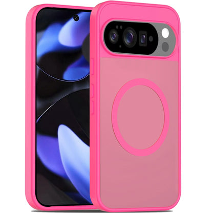 For Google Pixel 10 /Pixel 10 Pro MagSafe Compatible Case Hybrid Soft TPU Bumper Hard Translucent Matte Back Slim Shockproof Case Cover