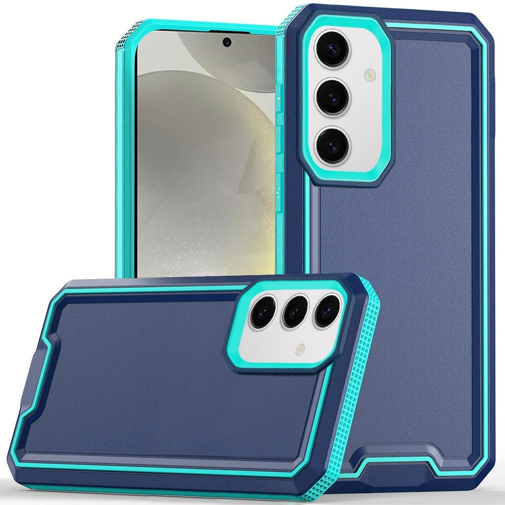 For Samsung Galaxy S25 /S24 Tough Modern Fused Hybrid Armor Hard PC TPU Rubber Shockproof Drop Protection Impact Case Cover