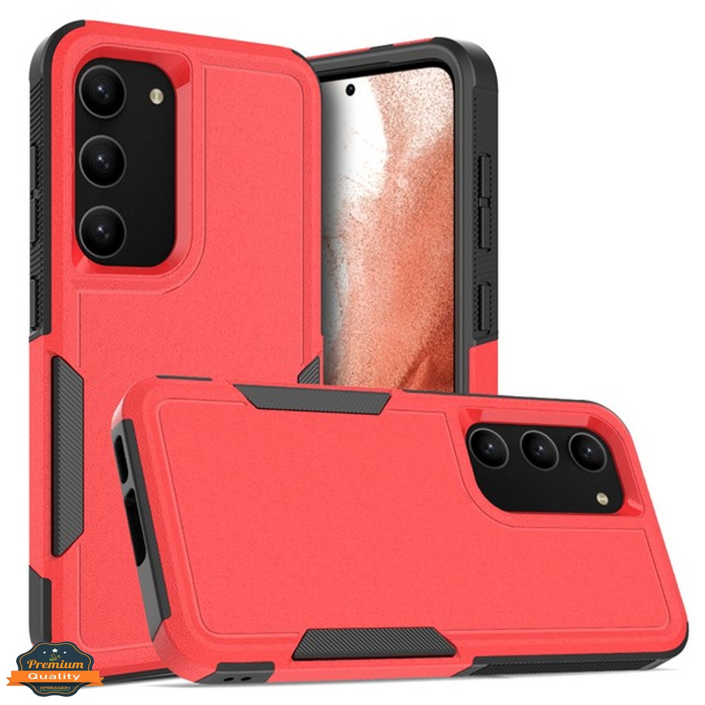 For Samsung Galaxy A37 5G Rugged Heavy-Duty Dual Layer Military-Grade, Rubber TPU Defender, Hybrid Shockproof Case Cover