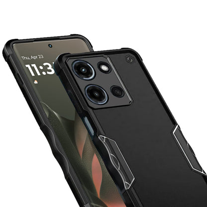 For Motorola Edge 2025 Slim Tough Shockproof Hybrid Heavy Duty 2in1 Dual Layer TPU Bumper Rugged Rubber Defend Armor Case Cover