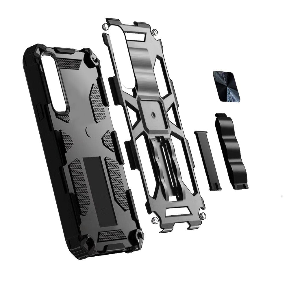 For Samsung Galaxy S26+ / S26 Plus Hybrid Shockproof [Military Grade] Rugged Protective with Magnetic Car Mount & Invisible Stand Case Cover