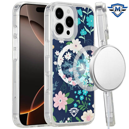 For Apple iPhone 16 Pro Max (6.9") Premium Cute Pattern Design Magnetic Durable Shockproof SlimTPU Hard Back [Compatible with Magsafe] Case Cover