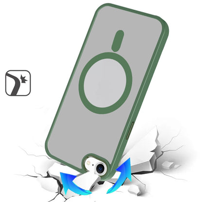 For Samsung Galaxy S25 EDGE MagSafe Compatible Transparent Greatest Clear Acrylic with Color Frame Thick Hybrid TPU Hard Case Cover