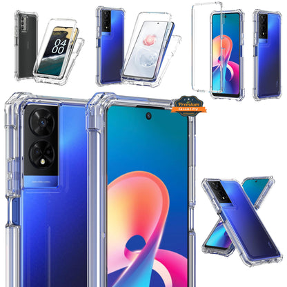 For Samsung Galaxy Xcover 7 Pro Full-Body Dual Layer Hybrid Case Slim, Drop-Proof TPU Hard PC, Durable Corner Front Bumper Protector Case Cover Clear Transparent