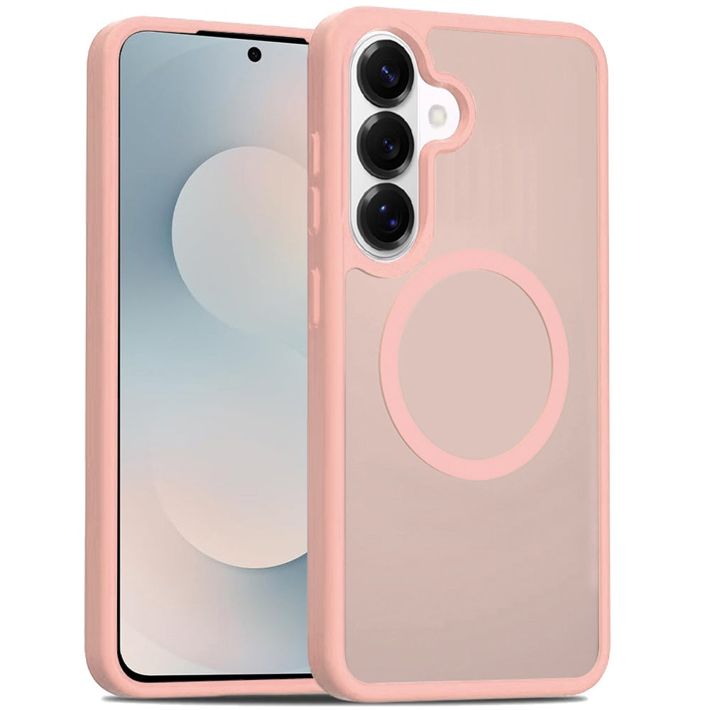 For Samsung Galaxy S26+ / S26 Plus MagSafe Compatible Integrated Technology Clean Transparent Hybrid Armor TPU Frame Case Cover