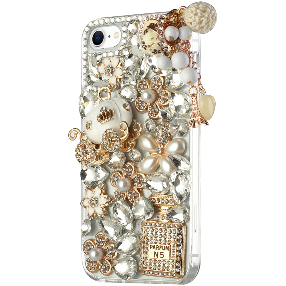 For Motorola Moto G Stylus 5G 2025 Bling Crystal 3D Full Diamonds Luxury Sparkle Rhinestone Hybrid Protective Case Cover
