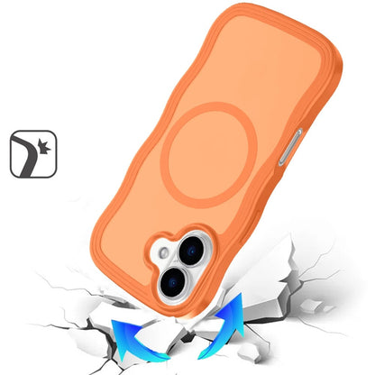For Apple iPhone 17 (6.3") Grip Hand Magnetic Hybrid Case Shockproof Protection Matte Skin Rubber TPU + PC Case Cover