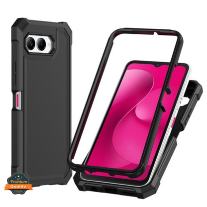 For T-Mobile Revvl 8 Pro Full-Body Dual Layer Hybrid Case Slim, Drop-Proof TPU Hard PC, Durable Corner Front Bumper Protector Case Cover