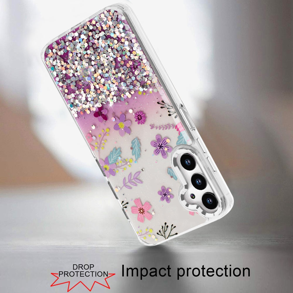 For Samsung Galaxy A16 5G Fashion Beautiful Epoxy Design Hybrid Fashion Stylish TPU Protective, Shockproof Hybrid PC Case Cover