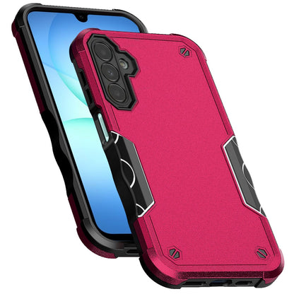 For Samsung Galaxy A17 5G Slim Tough Shockproof Hybrid Heavy Duty 2in1 Dual Layer TPU Bumper Rugged Rubber Defend Armor Case Cover
