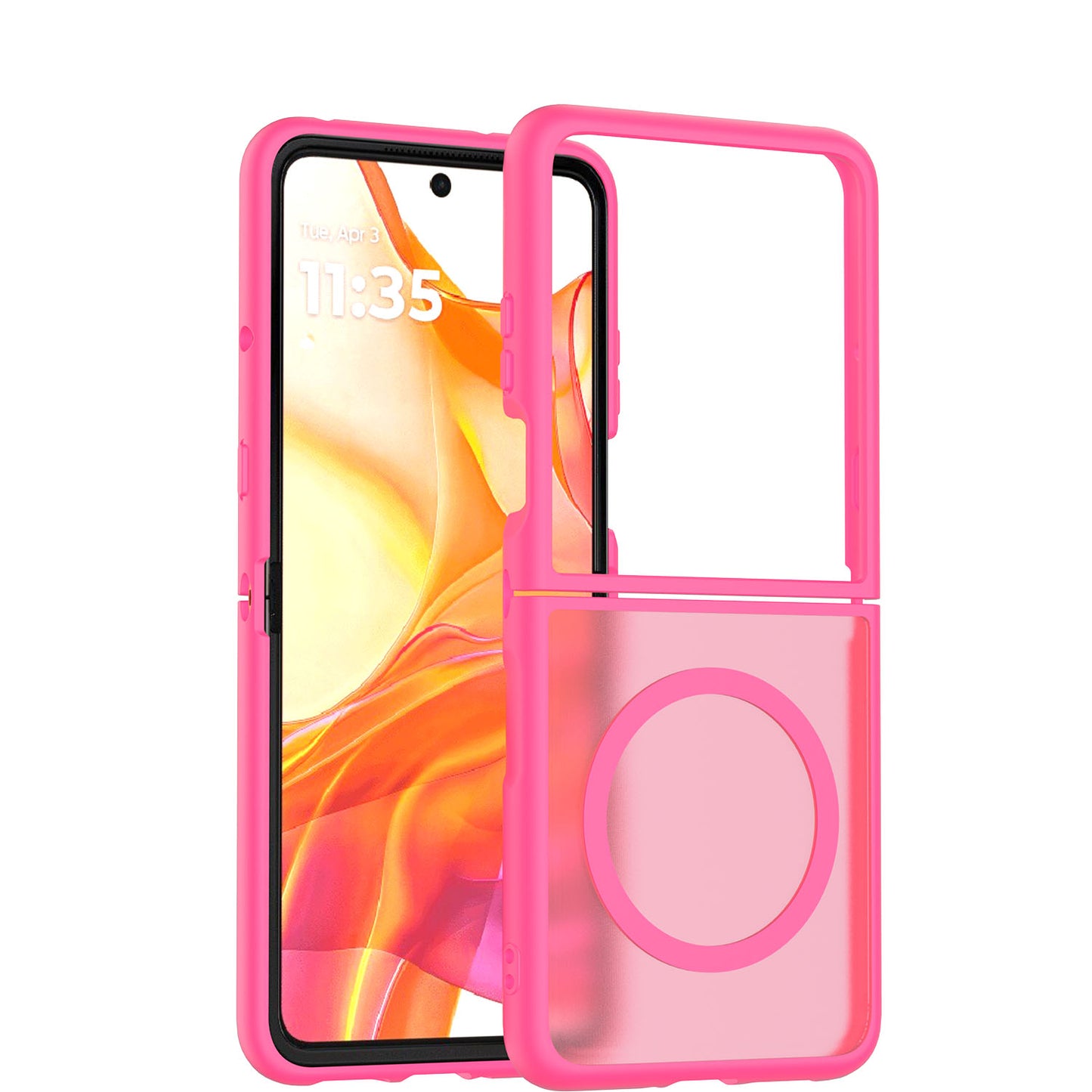 For Motorola Razr 2025 Magnetic Case Hybrid Soft TPU Rubber Bumper Hard Translucent Matte Back Slim Shockproof Case Cover