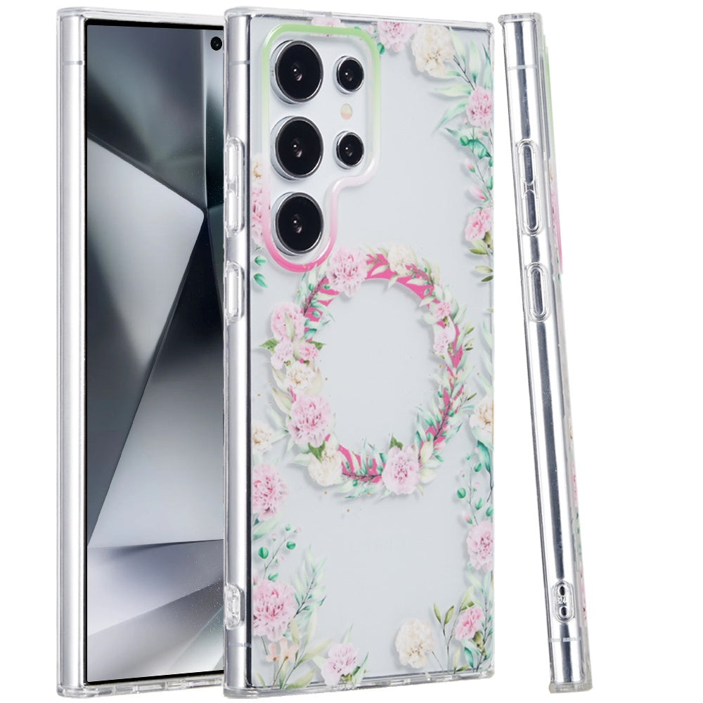 For Samsung Galaxy S25 Ultra Durable Fashion IMD Printed Design TPU Slim Shockproof Protective Case with Stylish Pattern Case Cover