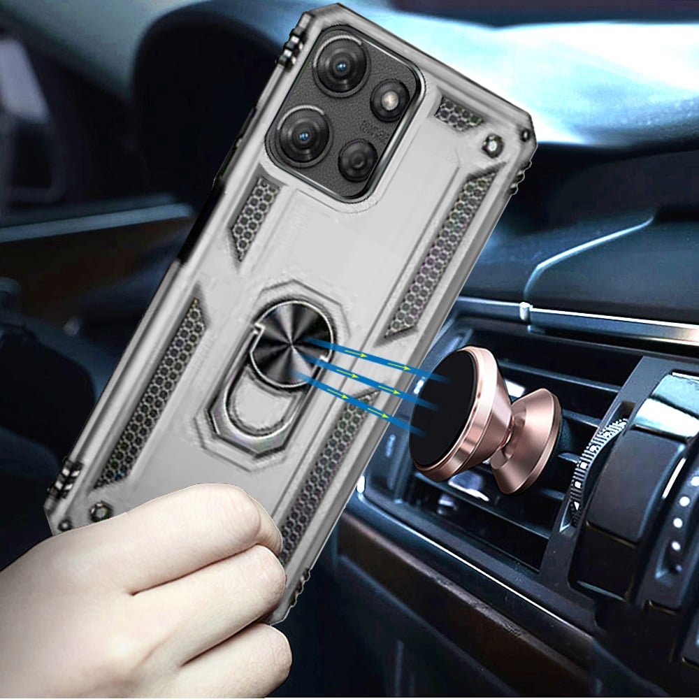 For Motorola Moto G Stylus 5G 2026 /2025 Hybrid Shockproof Durable 360 Degree Rotatable Ring Stand Holder Kickstand Fit Magnetic Car Mount Case Cover