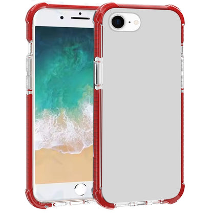 For Apple iPhone 17E /16E Hybrid Transparent Acrylic Rubber Gummy Hard PC Silicone TPU Color Bumper Frame Shockproof Case Cover