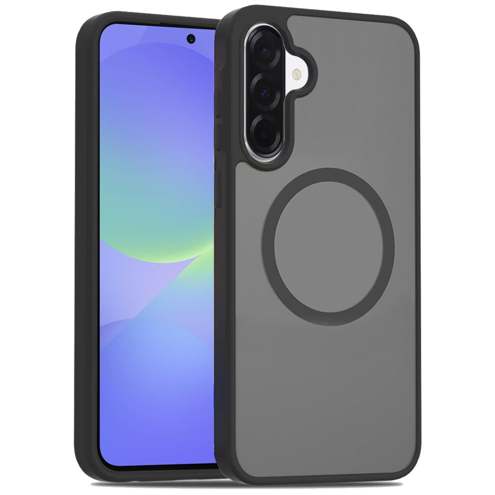 For Samsung Galaxy A37 MagSafe Compatible Case Hybrid Soft TPU Bumper Hard Translucent Matte Back Slim Shockproof Case Cover