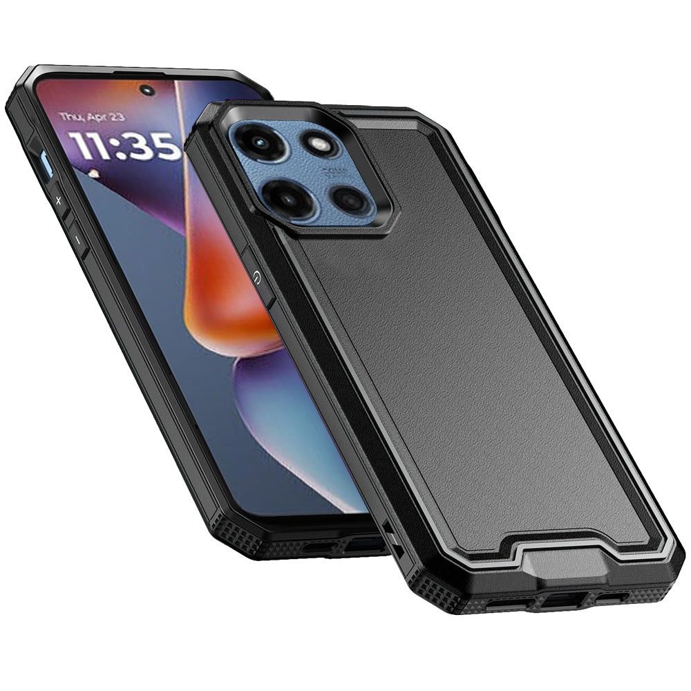 For Motorola Moto G Play 5G 2026 Tough Modern Fused Hybrid Armor Hard PC TPU Rubber Shockproof Drop Protection Impact Case Cover