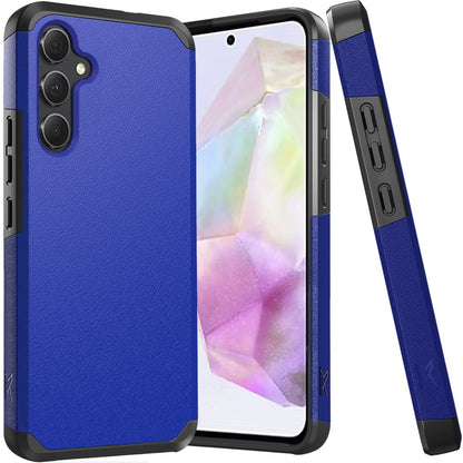 Tough Hybrid Dual Layer Hard PC TPU Rubber Bumper, Shock Absorption, Screen Protector Included