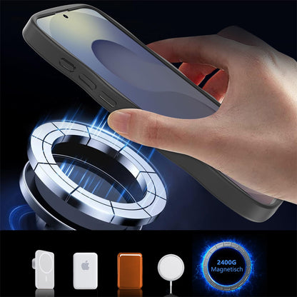 For Samsung Galaxy S26 Ultra Grip Hand Magnetic Hybrid Case Shockproof Protection Matte Skin Rubber TPU + PC Case Cover